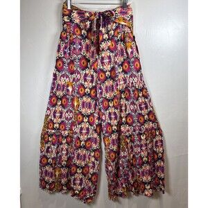 Three Bird Nest Secret Admirer Pull On Wide Leg Boho Pants Womens Size Large NWT